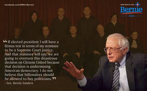 Better World Quotes Bernie Sanders On Citizens United