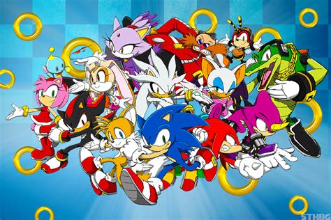 Sonic And Friends Hedgehog Wallpaper Sonic The Hedgehog Friends