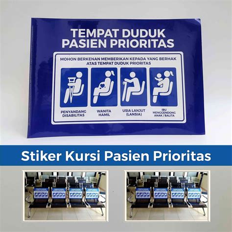 Jual Stiker Kursi Tunggu Prioritas Versi Umum Indonesia Shopee Indonesia