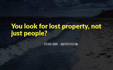 Top 21 Quotes About Lost Property Famous Quotes And Sayings About Lost