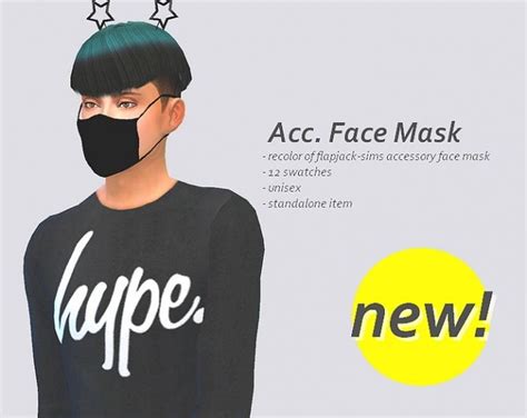 Acc Face Mask At Sulsulsims Via Sims 4 Updates Check More At