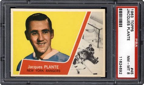 Auction Prices Realized Hockey Cards 1963 Topps Jacques Plante
