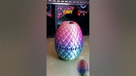 Rainbow Dragon Egg 3dprinting Dragon Dragoneggs Youtube