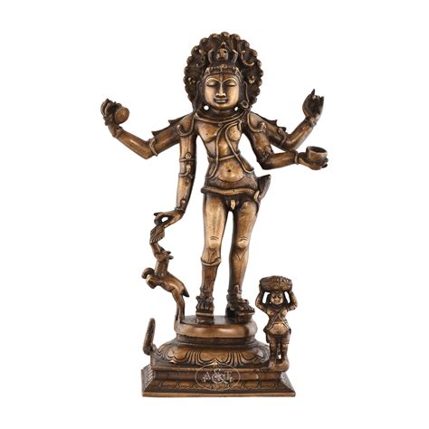 Brass Bhikshatana Shiva Rani Arts And Teak Rani Arts And Teak
