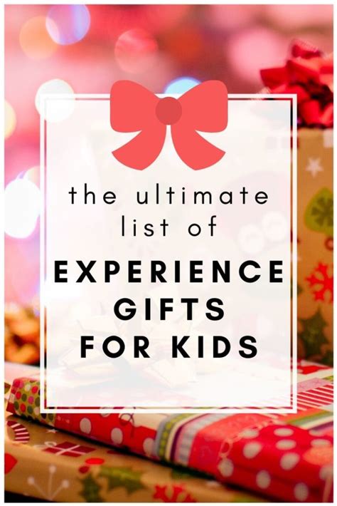 30 gifts that give them an experience, but don't require them to leave the house. Experience Gifts for Kids - Kid Gifts Kansas City • COVET ...