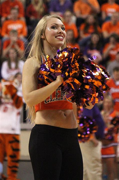 Clemson Cheerleader Ehrickhaight Flickr