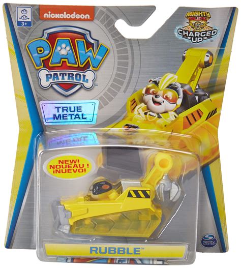 Buy Paw Patrol True Metal Rubble Die Cast Vehicle Charged Up Series