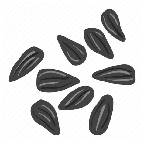 Single Sunflower Seeds Clipart Pnglib Free Png Library