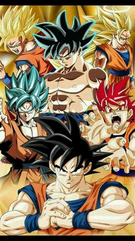 Todas As Fases De Goku Personajes De Dragon Ball Dragones Imagenes