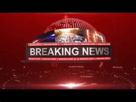 Breaking News Intro - After Effects Templates 2015 - YouTube