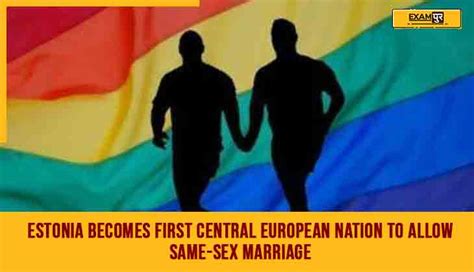 Estonia Becomes 1st Central European Nation To Allow Same Sex Marriage