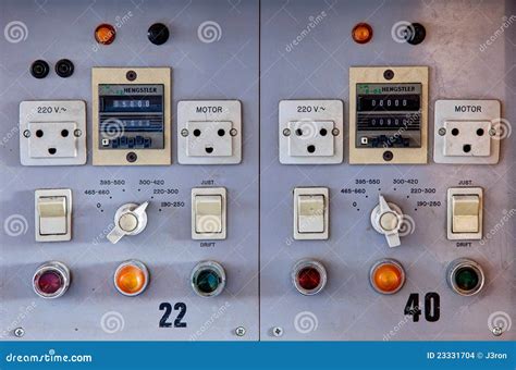 Control Panel Stock Photo Image Of Panel Board Gray 23331704