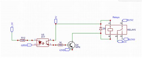 Optocoupler Relay Circuit Diagram