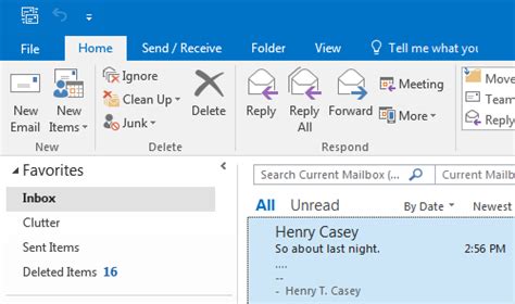 How To Instantly Mark Messages As Read In Outlook 2016 Laptop Mag