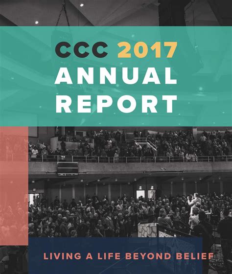 Ccc Annual Report 2017 By Christ Community Church Issuu