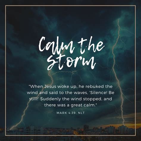 Jesus Calms The Storm Day 1 Mark 4 Calming The Storm Jesus Calms The