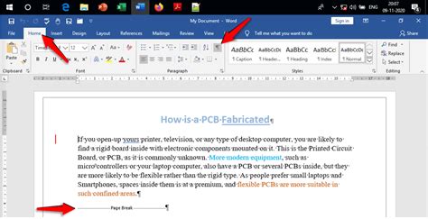 How To Remove Page Break In Word Officebeginner