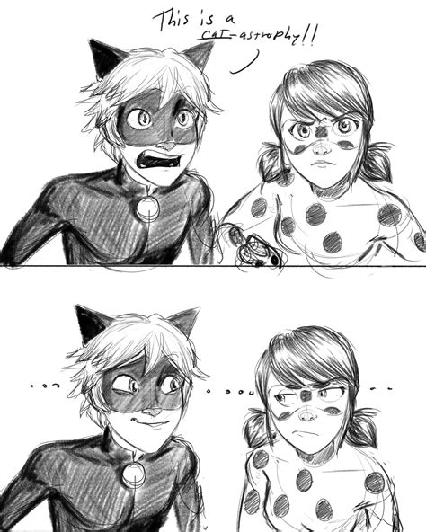 Chat Noir And Ladybug Miraculous Ladybug Fan Art 39480846 Fanpop