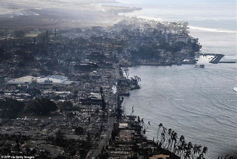 Lahaina Fire Aftermath Aerial Photos Show Extent Of The Damage Caused