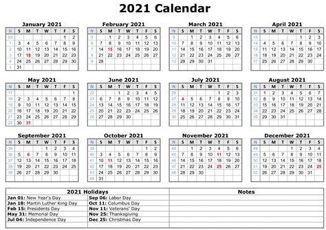 Download a free printable calendar for 2021 or 2022, in a variety of different formats and colors. Free Printable 2021 Monthly Calendar with Holidays Word ...