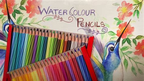 How To Paint With Watercolor Pencils Youtube