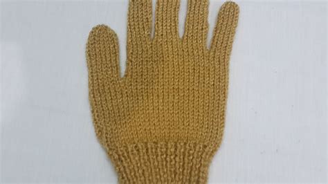 Gloves Knitting With Two Needles Hindi Full Procedure दस्ताने बुनना