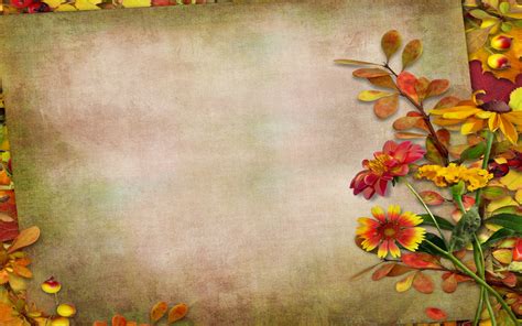 38 Autumn Flowers Desktop Wallpaper