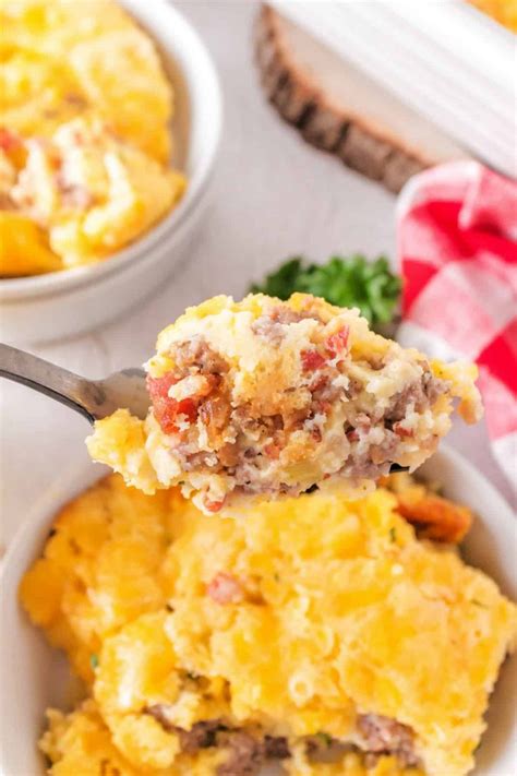 Bisquick Sausage Breakfast Casserole Is Easy To Put Together And Really