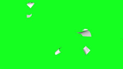 Papers Falling Free Green Screen Stock Footage Youtube