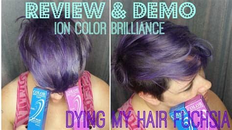 If your hair has never. Review & Demo: Ion Color Brilliance in Fuchsia | Dying My ...