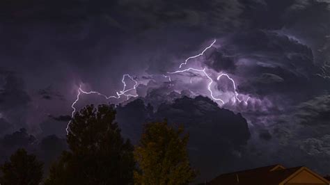 Northern Colorado Lightning Storm Time Lapse Youtube