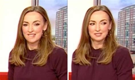 Sally Nugent Looking Awkward As She Is Complimented For Her Recent