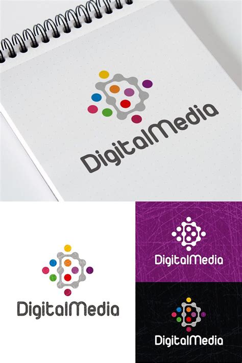 Digital Media Logo Template 65784 Templatemonster Digital Media