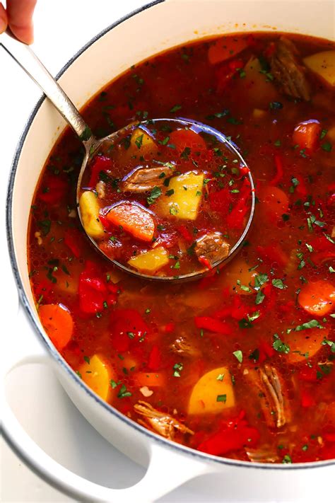 Mexican Vegetable Beef Soup Gimme Some Oven