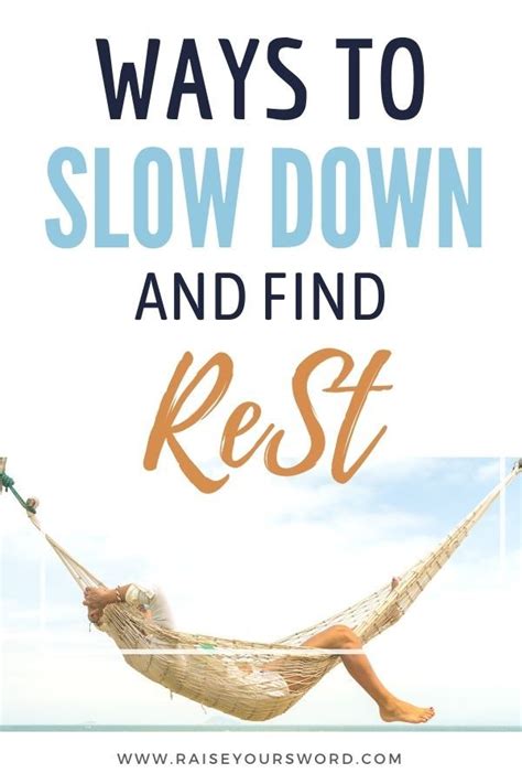 Ways To Slow Down Read Bible Rest In The Lord Bible Study Plans