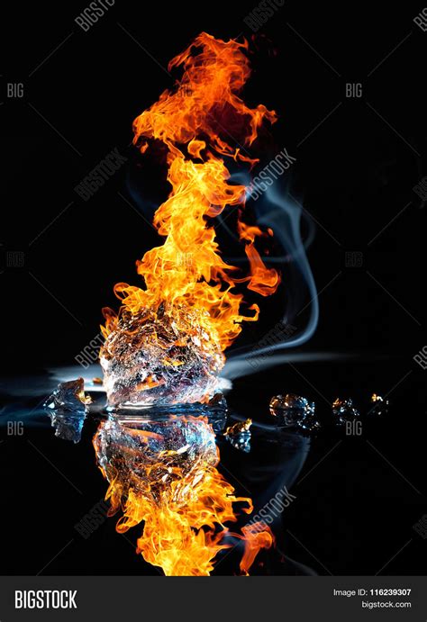 Fire Ice Image And Photo Free Trial Bigstock