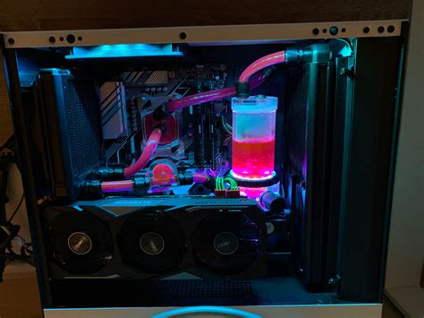 My First Water Cooling Build In A Nzxt H510 Elite Rwatercooling