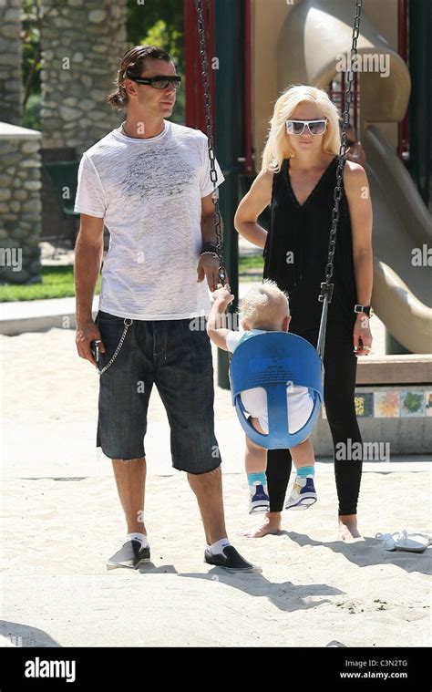 Gavin Rossdale Gwen Stefani And Their Son Zuma Rossdale Spend The Afternoon At A Beverly Hills