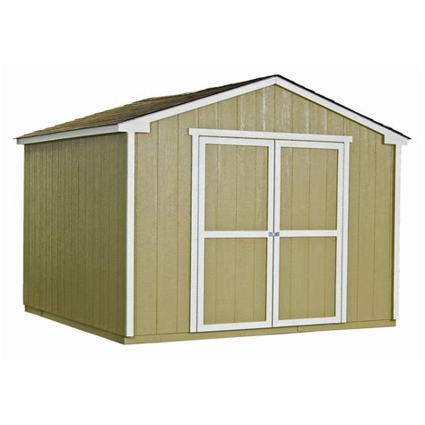 Handy Home Products Princeton 10 Ft X 10 Ft Wood Storage