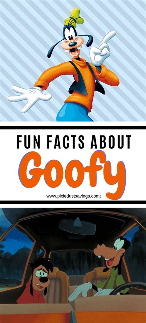 Fun Facts About Goofy Disney Characters Goofy Goofy Disney Disney