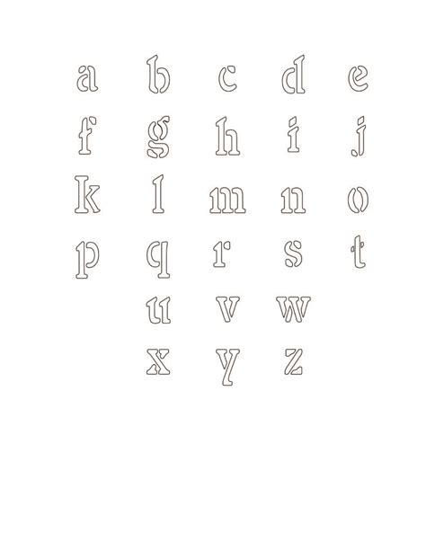 10 Best Printable Old English Alphabet A Z Printablee Com Printable