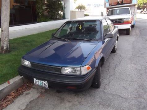 Sell Used 1990 Toyota Corolla Base Sedan 4 Door 16l In Los Angeles