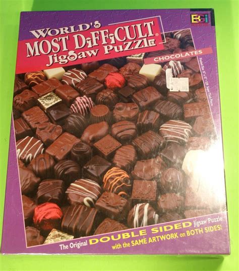 Worlds Most Difficult Jigsaw Puzzle 529 Pieces Double Sided New Sealed