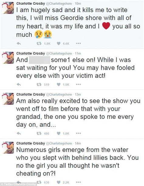 Geordie Shores Charlotte Crosby Announces Shes Quitting On Twitter