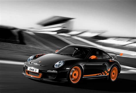 Porsche Gt3 Rs Black And Orange Wallpapers Wallpaper Cave
