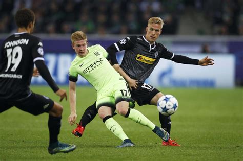 City are the away team in the first leg, but the game will be played at the puskas arena in the hungarian capital of budapest. Borussia Moenchengladbach vs Manchester City - Champions League 2015 2016