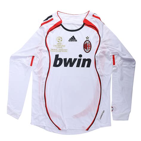 Retro Ac Milan Away Long Sleeve Jersey 200607 By Adidas Gogoalshop
