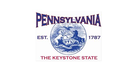 Pennsylvania The Keystone State Postcard