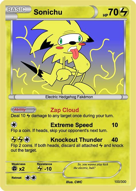 Make Your Own Pokemon Card Printable