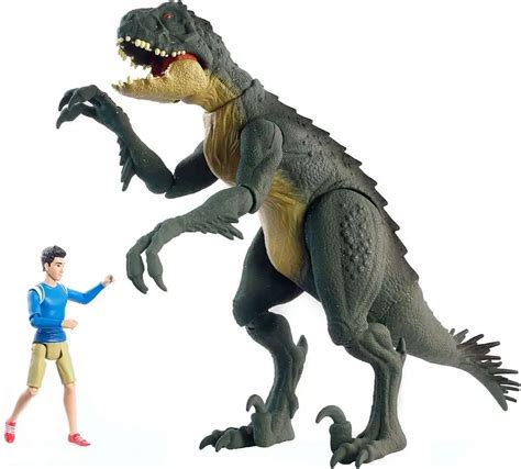 Jurassic World Camp Cretaceous Dino Escape Scorpios Rex With Kenji Action Figure 2 Pack Loose